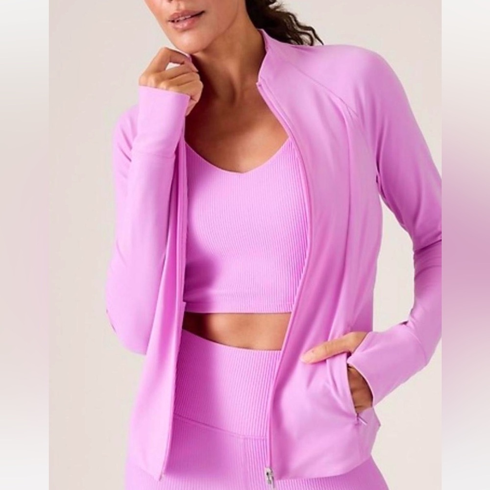 Athleta Salutation Full Zip Up Jacket - image 5